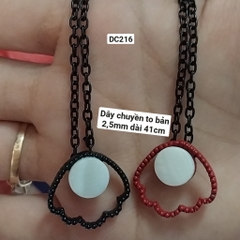 Dây chuyền thời trang xích màu bạc :DC201->DC214