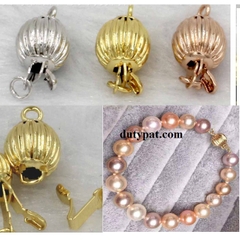 chốt khóa quả bí size 8mm làm vòng cổ, vòng tay -MH1640