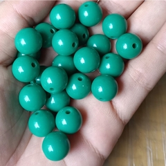 10-25gam hạt nhựa 12mm tròn nhiều màu có lỗ xỏ dây cỡ 2mm