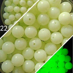 50 gam hạt nhựa dạ quang tròn đủ size 4mm, 5mm, 6mm, 8mm, 10mm, 12mm, 14mm, 16mm ,18mm , 10mm, 22mm, 25mm