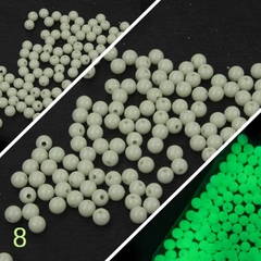 50 gam hạt nhựa dạ quang tròn đủ size 4mm, 5mm, 6mm, 8mm, 10mm, 12mm, 14mm, 16mm ,18mm , 10mm, 22mm, 25mm