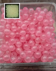 50gam hạt dạ quang đủ màu 6mm, 8mm, 10mm, 12mm, hạt nhựa tròn