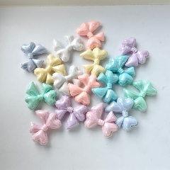 50-500gam Nơ ribbon 33mm dễ thương ,hạt charm holo  bóng đẹp có lỗ xỏ dọc