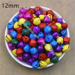 10-20 cái chuông 8mm-10mm-12mm-14mmly trang trí thủ công handmade, làm lục lạc chơ mèo, thú cưng