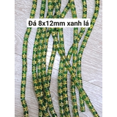 (Giá sĩ) 25-100viên (1dây) lu thống 8x12mm, 10x14mm, 12x16mm, đá tròn 6-8-10 in chú đại bi nhiều màu làm vòng phong thủy