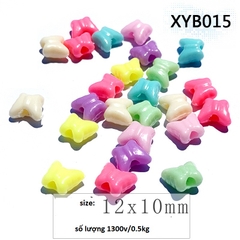 100-500gam hạt nhựa con bươm dùng trang trí vòng hạt, cột tóc,làm đồ chơi, trang trí thủ công handmade...