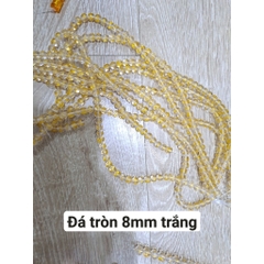 (Giá sĩ) 25-100viên (1dây) lu thống 8x12mm, 10x14mm, 12x16mm, đá tròn 6-8-10 in chú đại bi nhiều màu làm vòng phong thủy
