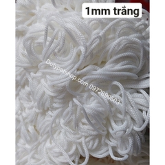 20met Dây dù 1mm sợi tròn mềm mịn (hàng nhập)- có 12 màu