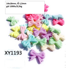 100-500gam hạt nhựa Hình Nơ bướm trang trí vòng hạt, cột tóc,làm đồ chơi, trang trí thủ công handmade....
