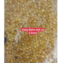 gói 450gam hạt cườm tiểu 2mm, cườm trung 3mm, cườm đai 3.6mm nhiều màu