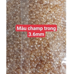 gói 450gam hạt cườm tiểu 2mm, cườm trung 3mm, cườm đai 3.6mm nhiều màu