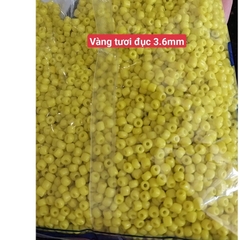 gói 450gam hạt cườm tiểu 2mm, cườm trung 3mm, cườm đai 3.6mm nhiều màu