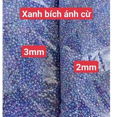 gói 450gam hạt cườm tiểu 2mm, cườm trung 3mm, cườm đai 3.6mm nhiều màu