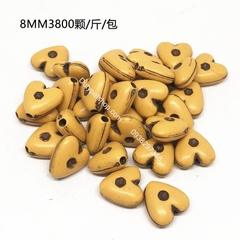 Bản sao của 50gam Hạt nhựa giả gỗ đủ kiểu để làm vòng tay, vòng cổ các loại