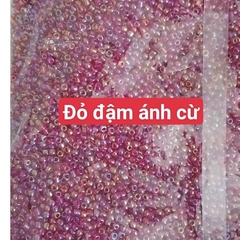 gói 450gam hạt cườm tiểu 2mm, cườm trung 3mm, cườm đai 3.6mm nhiều màu