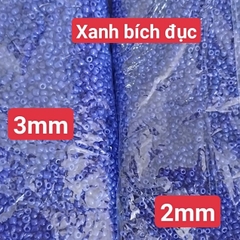 gói 450gam hạt cườm tiểu 2mm, cườm trung 3mm, cườm đai 3.6mm nhiều màu