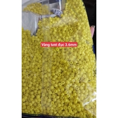 gói 450gam hạt cườm tiểu 2mm, cườm trung 3mm, cườm đai 3.6mm nhiều màu