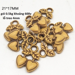 Bản sao của 50gam Hạt nhựa giả gỗ đủ kiểu để làm vòng tay, vòng cổ các loại