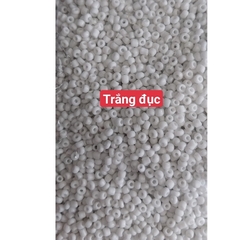 gói 450gam hạt cườm tiểu 2mm, cườm trung 3mm, cườm đai 3.6mm nhiều màu