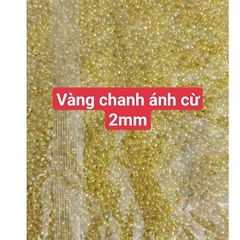 gói 450gam hạt cườm tiểu 2mm, cườm trung 3mm, cườm đai 3.6mm nhiều màu