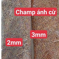 gói 450gam hạt cườm tiểu 2mm, cườm trung 3mm, cườm đai 3.6mm nhiều màu