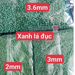 gói 450gam hạt cườm tiểu 2mm, cườm trung 3mm, cườm đai 3.6mm nhiều màu