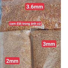 gói 450gam hạt cườm tiểu 2mm, cườm trung 3mm, cườm đai 3.6mm nhiều màu
