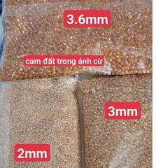 gói 450gam hạt cườm tiểu 2mm, cườm trung 3mm, cườm đai 3.6mm nhiều màu