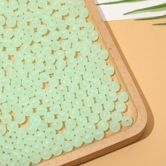 10gam hạt dạ quang các kiểu có lỗ xỏ vòng tay, vòng cổ, trang trí handmade , cần câu cá....