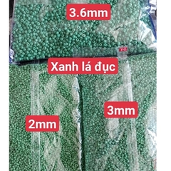 gói 450gam hạt cườm tiểu 2mm, cườm trung 3mm, cườm đai 3.6mm nhiều màu