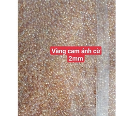 gói 450gam hạt cườm tiểu 2mm, cườm trung 3mm, cườm đai 3.6mm nhiều màu