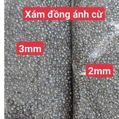 gói 450gam hạt cườm tiểu 2mm, cườm trung 3mm, cườm đai 3.6mm nhiều màu
