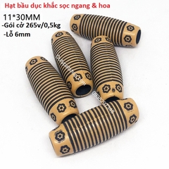 Bản sao của 50gam Hạt nhựa giả gỗ đủ kiểu để làm vòng tay, vòng cổ các loại