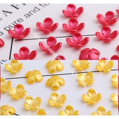 1set hạt cánh hoa, hạt tròn, dây kẽm nguyên liệu làm hoa hạnh phúc thủ công