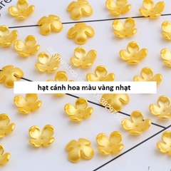 1set hạt cánh hoa, hạt tròn, dây kẽm nguyên liệu làm hoa hạnh phúc thủ công