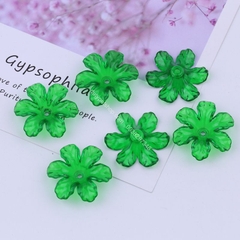 100-500gam Hạt cánh hoa nhựa 6 cánh size 30mm làm hoa thủ công handmade