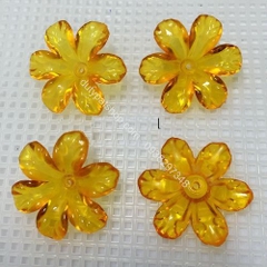 100-500gam Hạt cánh hoa nhựa 6 cánh size 30mm làm hoa thủ công handmade