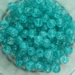 10-50gam hạt nhựa kiểu nứt 8mm, 10mm có lỗ xỏ làm vòng tay, vòng cổ , túi xách, làm handmade