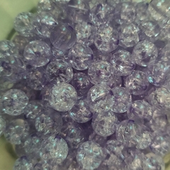 10-50gam hạt nhựa kiểu nứt 8mm, 10mm có lỗ xỏ làm vòng tay, vòng cổ , túi xách, làm handmade