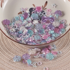 100gam charm mix đủ kiểu màu ngọc trai, hạt charm mix đủ kiểu