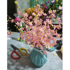 1set hạt cánh hoa, hạt tròn, dây kẽm nguyên liệu làm hoa hạnh phúc thủ công