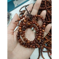 vòng tay 108 hạt gỗ sưa, gỗ Huỳnh đàn hạt 6mm