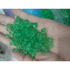 100-500gam hạt pha lê nhựa bánh cam lấp lánh 8mm làm vòng tay, vòng cổ, túi xách