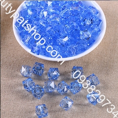 100- 500gam hạt nhựa đa giác dùng trang trí đang tui xách, xỏ vòng hạt, cột tóc,làm đồ chơi, trang trí thủ công handmade