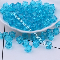 100- 500gam hạt nhựa đa giác dùng trang trí đang tui xách, xỏ vòng hạt, cột tóc,làm đồ chơi, trang trí thủ công handmade
