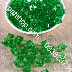 100- 500gam hạt nhựa đa giác dùng trang trí đang tui xách, xỏ vòng hạt, cột tóc,làm đồ chơi, trang trí thủ công handmade