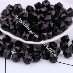 100- 500gam hạt nhựa đa giác dùng trang trí đang tui xách, xỏ vòng hạt, cột tóc,làm đồ chơi, trang trí thủ công handmade