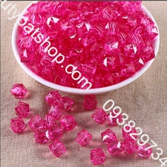 100- 500gam hạt nhựa đa giác dùng trang trí đang tui xách, xỏ vòng hạt, cột tóc,làm đồ chơi, trang trí thủ công handmade