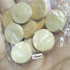 10 cái nút gỗ 15mm 25mm 30mm