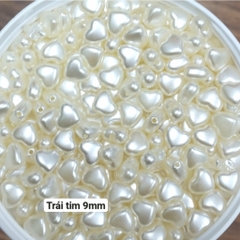 10gam-50gam hạt nhựa ngọc trai kem